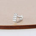 Radiant Silver Nose Pin