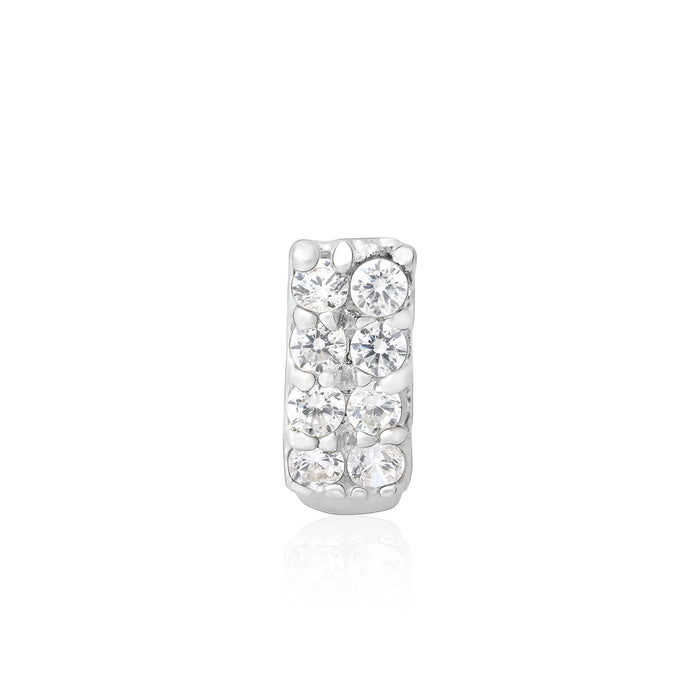 Radiant Silver Nose Pin