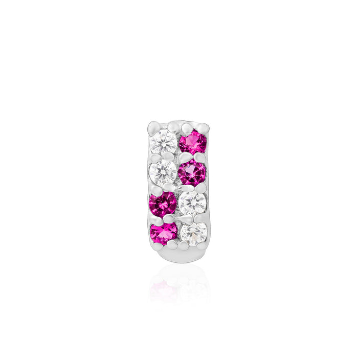 Radiant Silver Nose Pin