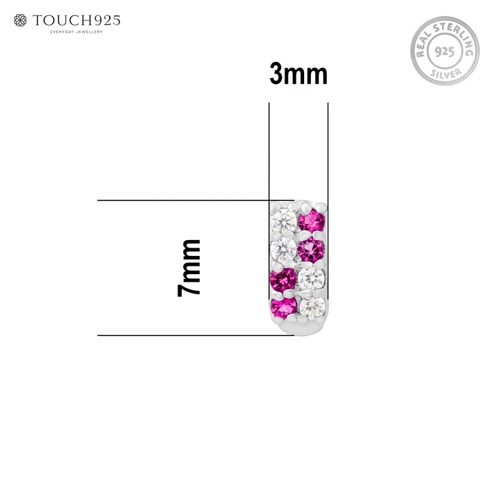 Radiant Silver Nose Pin