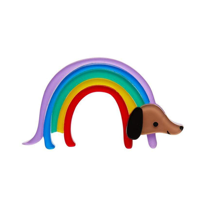 Rainbow Ruff Brooch - Erstwilder x Whatever the Weather (2020)
