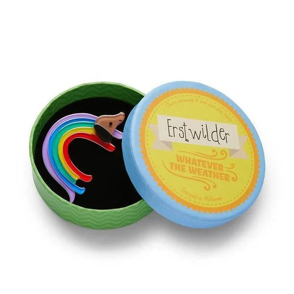 Rainbow Ruff Brooch - Erstwilder x Whatever the Weather (2020)