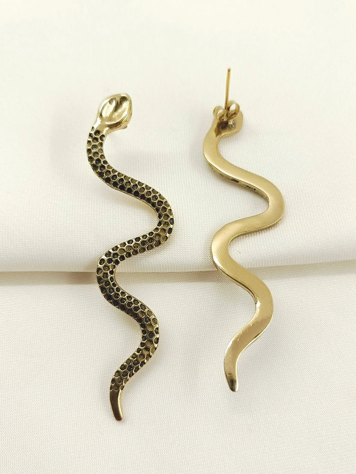 Rashmita Golden Western Earrings