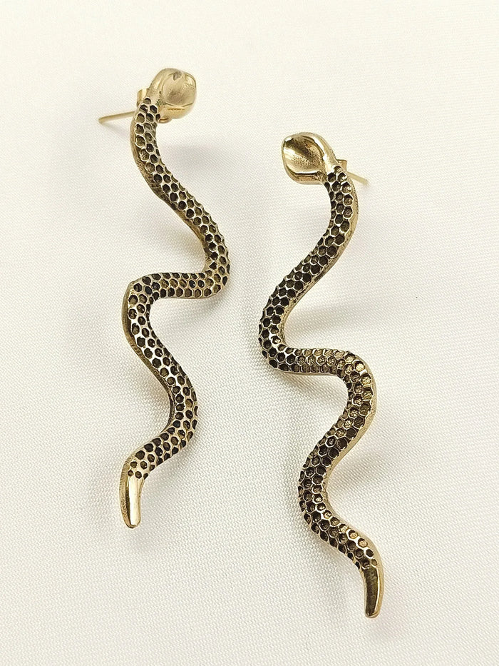 Rashmita Golden Western Earrings
