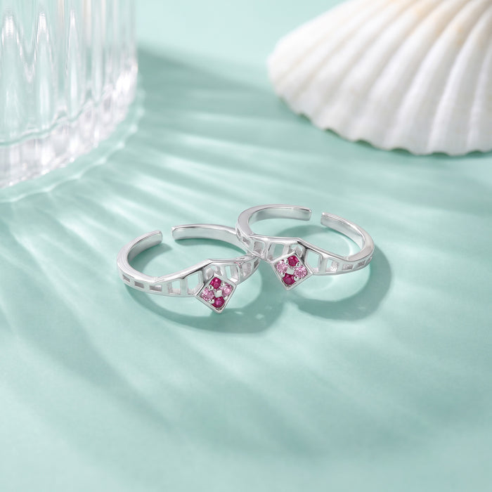 Rhombus Geo Toe Ring