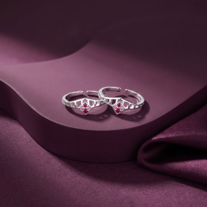 Rhombus Geo Toe Ring