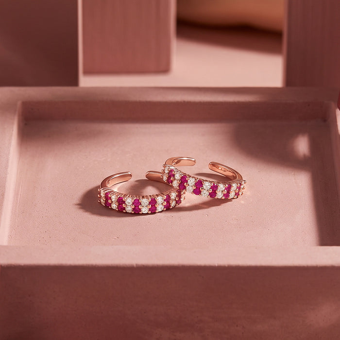 Rosé Luxe Silver Toe Ring