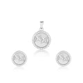 Rosy Radiance Pendant Set