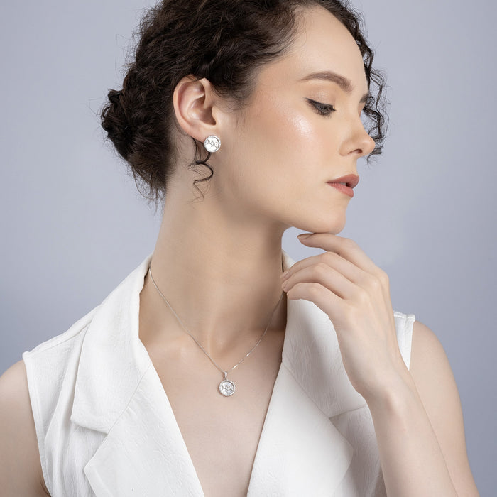 Rosy Radiance Pendant Set