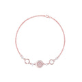 Round Dual Circular Anklet