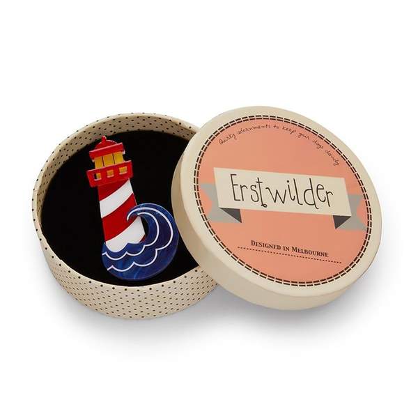 Round The Twist Lighthouse Brooch - Erstwilder Fan Favorites (2019)