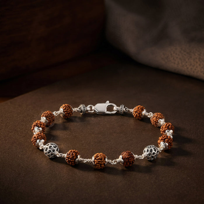 Sacred Rudraksha Men's Bracelet