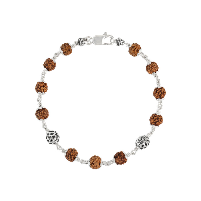Sacred Rudraksha Men's Bracelet