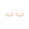 Serene Silver Toe Ring