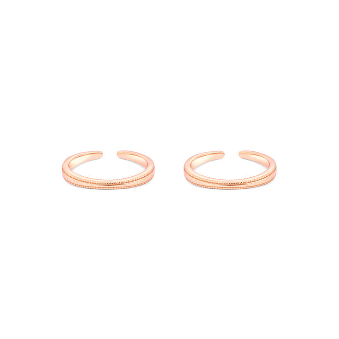 Serene Silver Toe Ring