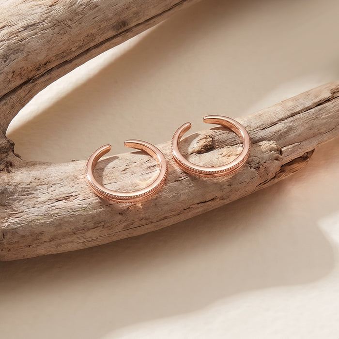 Serene Silver Toe Ring