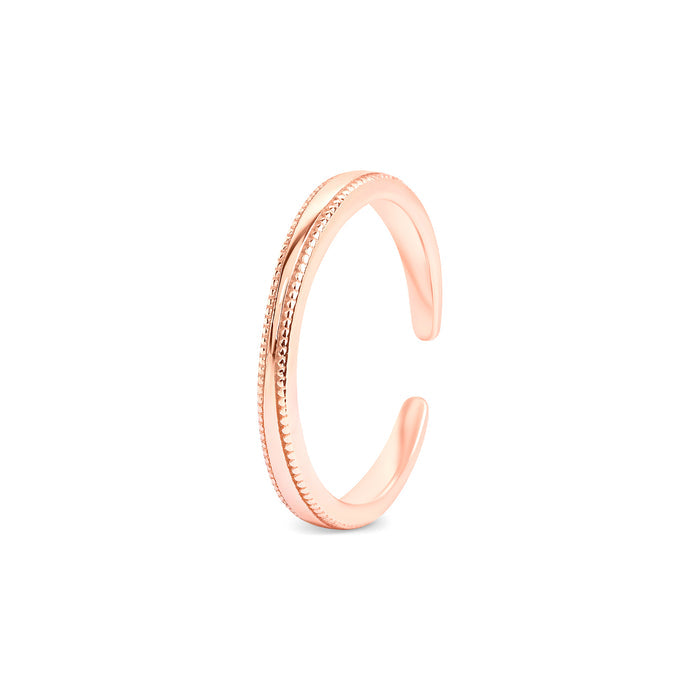 Serene Silver Toe Ring