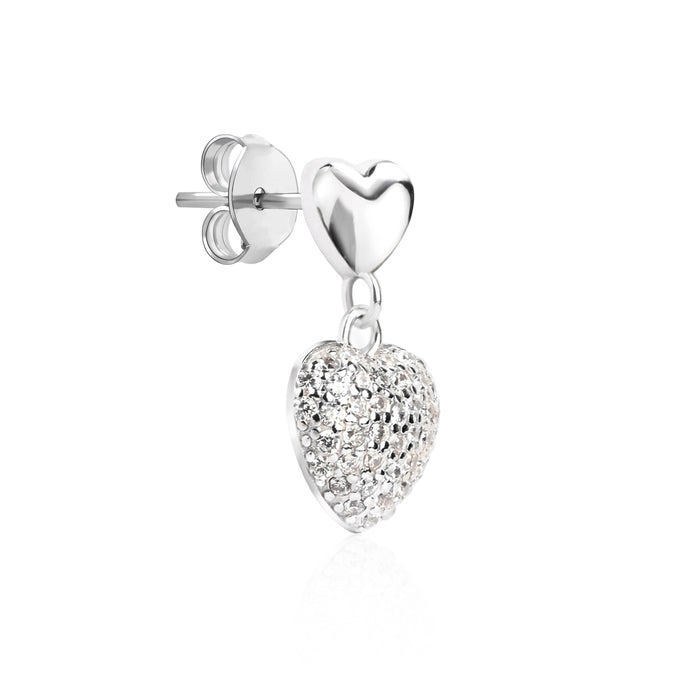 Shimmering Dual Heart Drops