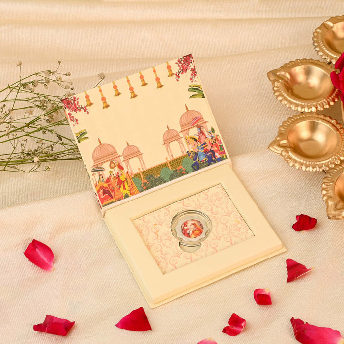 Shubh Vivaah 999 Silver Coin Gift Box