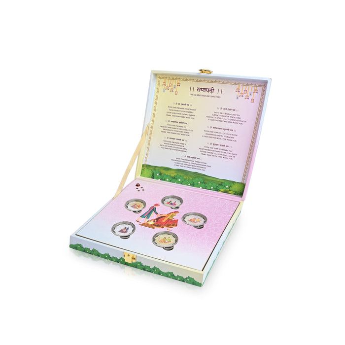 Shubh Vivah 999 Silver Coin Collection (5 Coins)