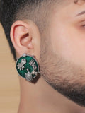 Shyamali Green Oxidized Tops