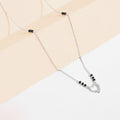 Silver Heart Mangalsutra
