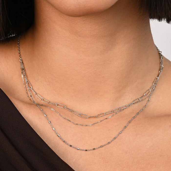 Silver Layered Chain