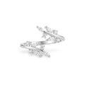 Silver Leaf Branch Open Ring