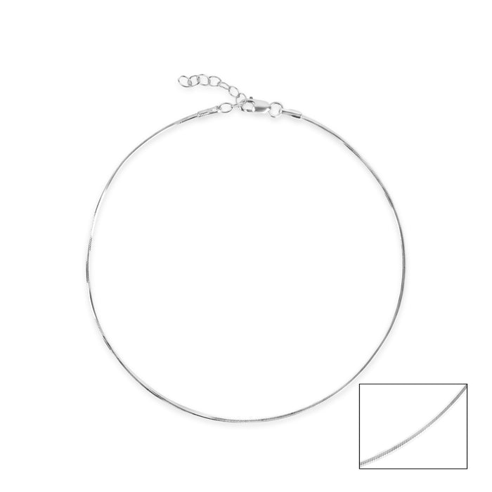 Sleek Fluid Link Anklet