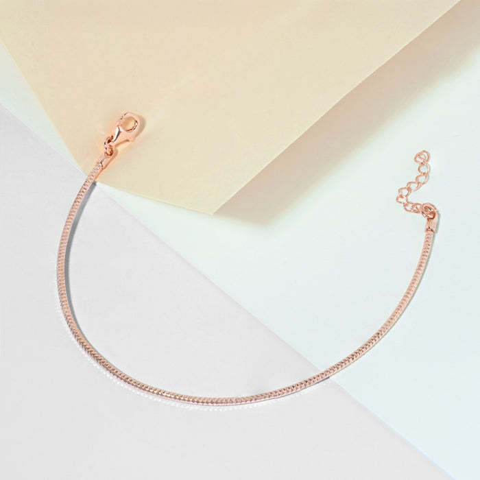 Sleek Serpent Silver Bracelet