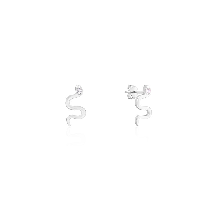 Sleek Snake Earrings