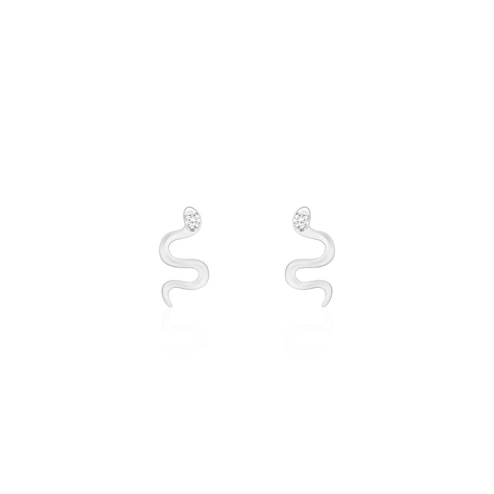 Sleek Snake Earrings