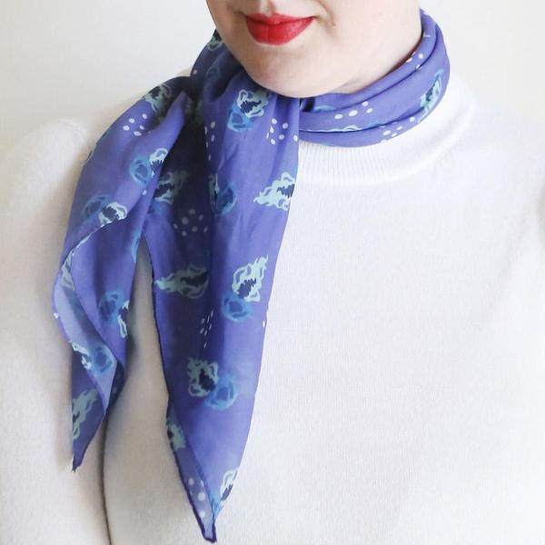 Slippin' Under Jellyfish Scarf by Erstwilder