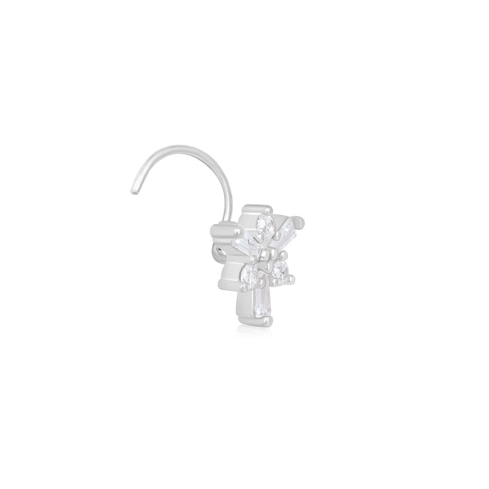 Snowflakes Nose Pin