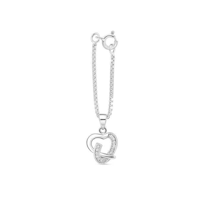 Soft Wrap Heart Charm