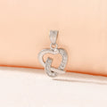 Soft Wrap Heart Silver Pendant