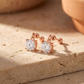 Solitaire Drop Earrings