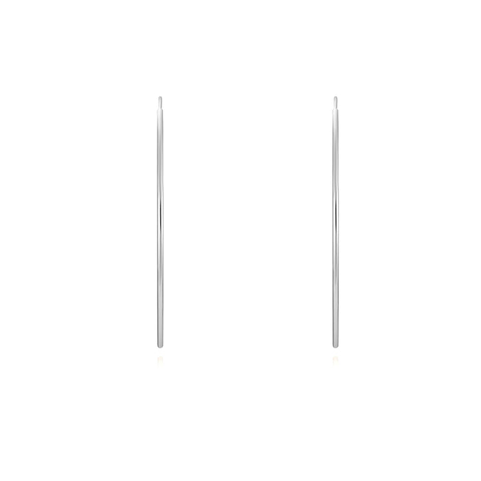 Solyn Silver Hoops