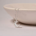 Spike Half Moon Necklace
