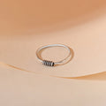 Spiral Oxidized Nose Ring