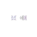Square-Cut CZ Studs