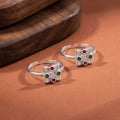 Square Floral Toe Ring