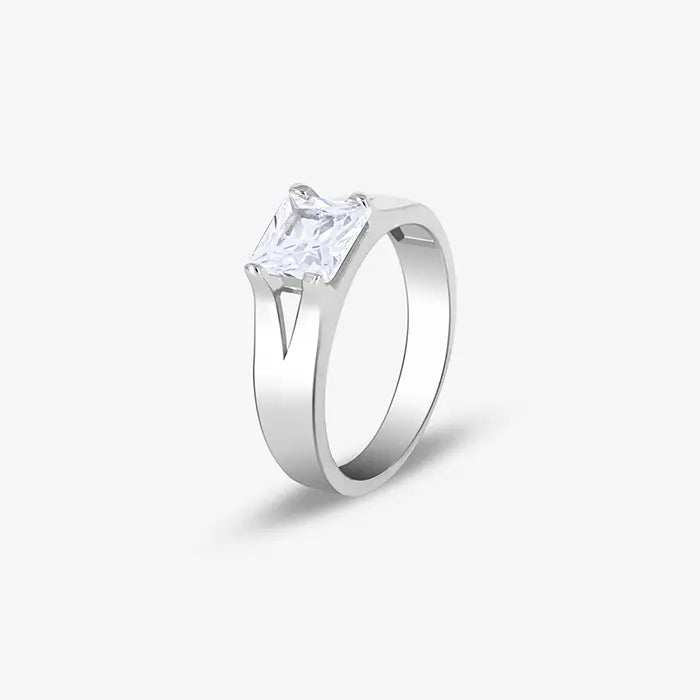 Square Stone Men's Ring