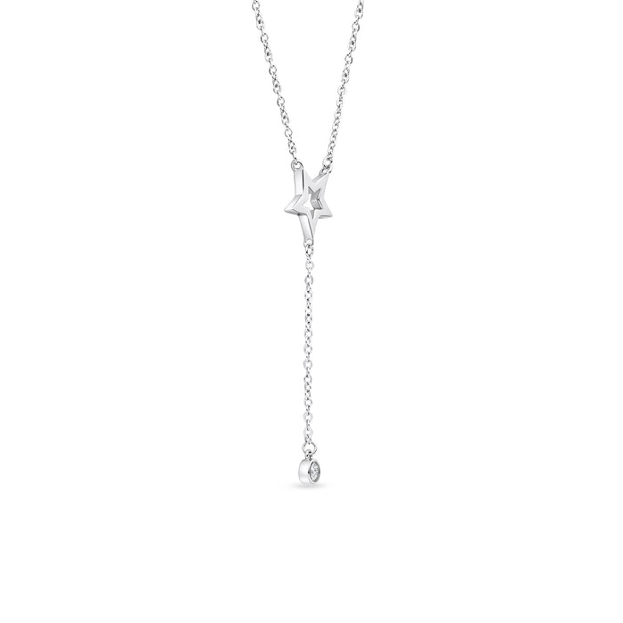 Star Drop Chain Necklace