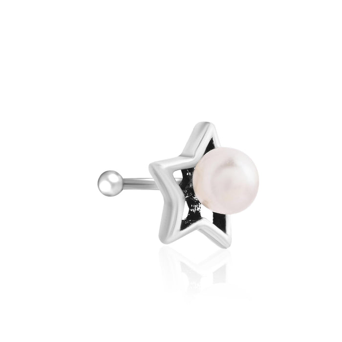 Starry Pearl Spark Nose Pin