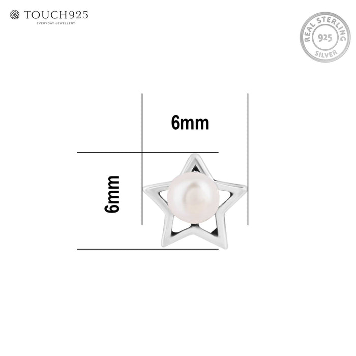 Starry Pearl Spark Nose Pin