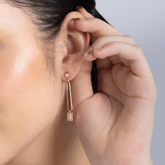 Stone Drop Earrings