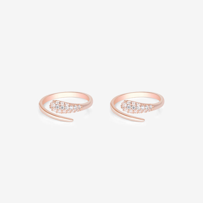 silver toe ring