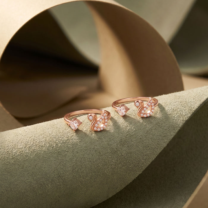 Swan Whisper Toe Ring