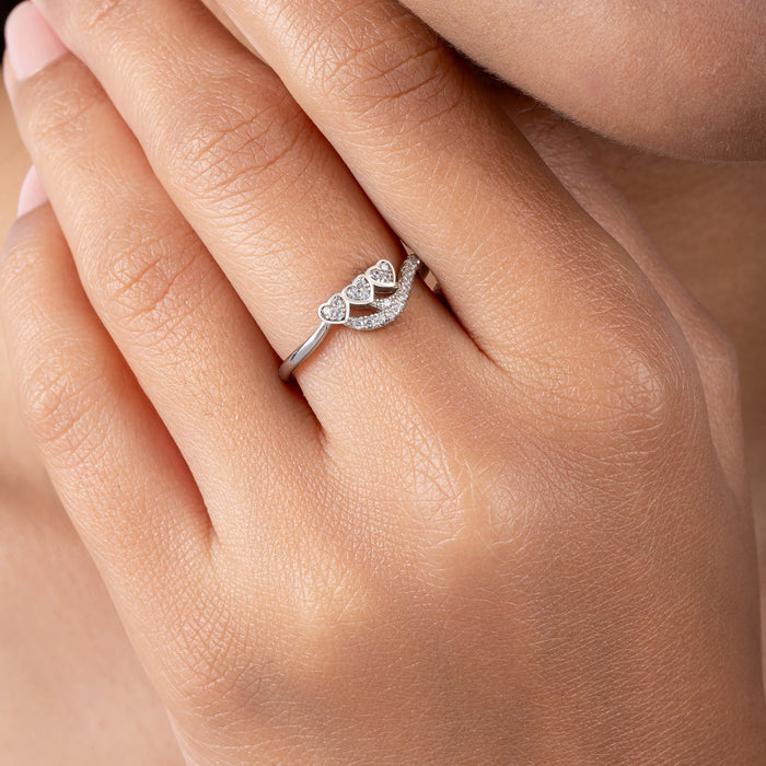 Syncing Hearts Ring
